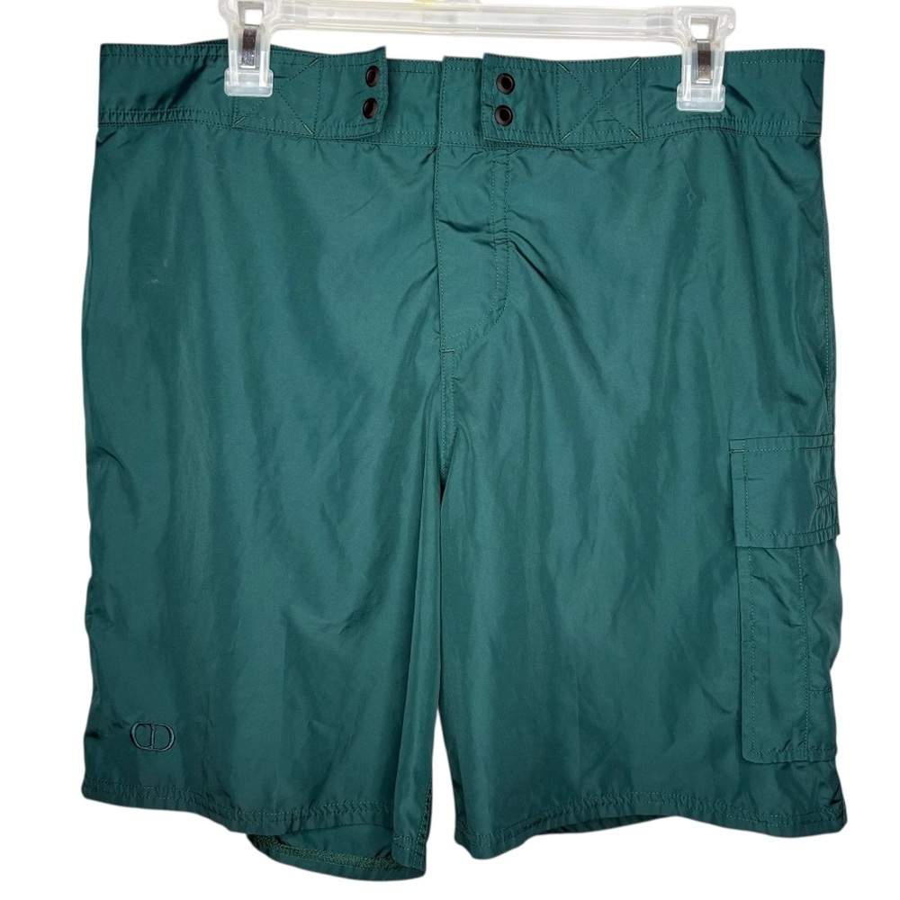 Dior Green Swim Trunks Lightweight Design Mens size large lined made in Italy